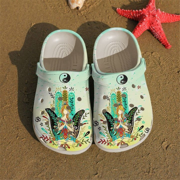 Yoga Namaste Rubber clog Shoes Comfy Footwear