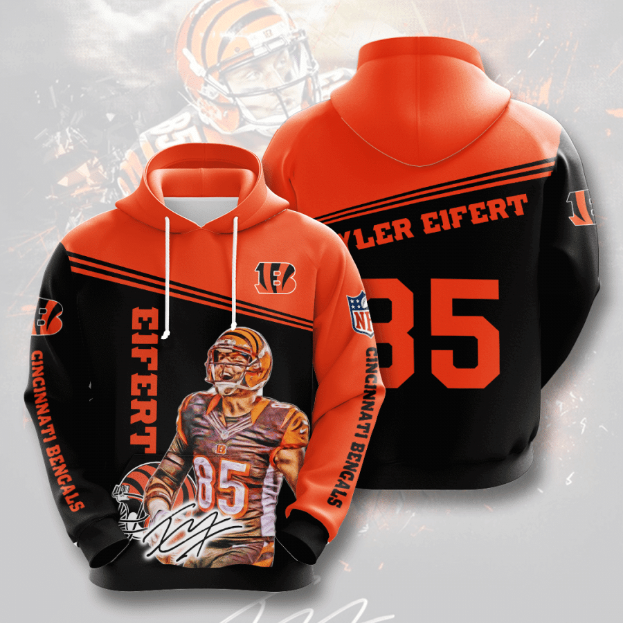 Tyler Eifert Cincinnati Bengals Cincinnati Bengals 61 Unisex 3D Hoodie Gift For Fans