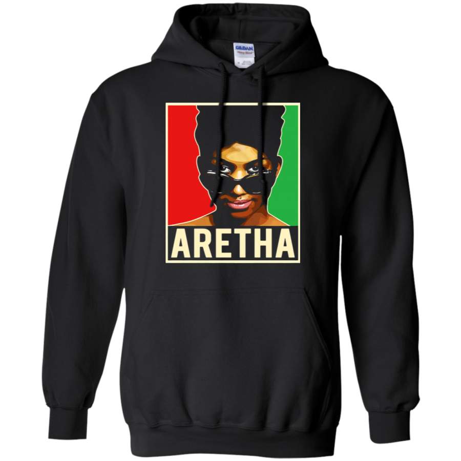 AGR Aretha We Love You Queen Soul Aretha Franklin Hoodie