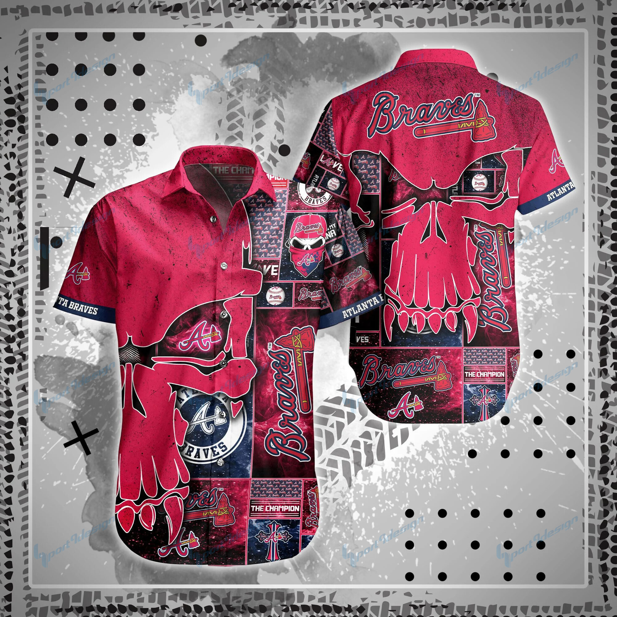 Atlanta Braves Shirt And Shorts Bg61