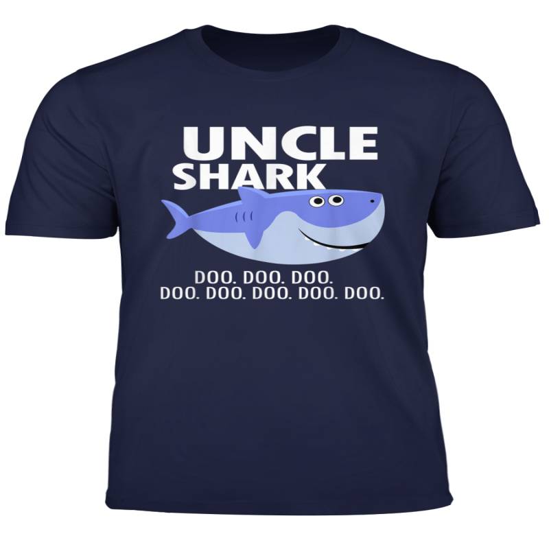 Uncle Shark Baby Mommy Daddy Matching Family Shark T Shirt