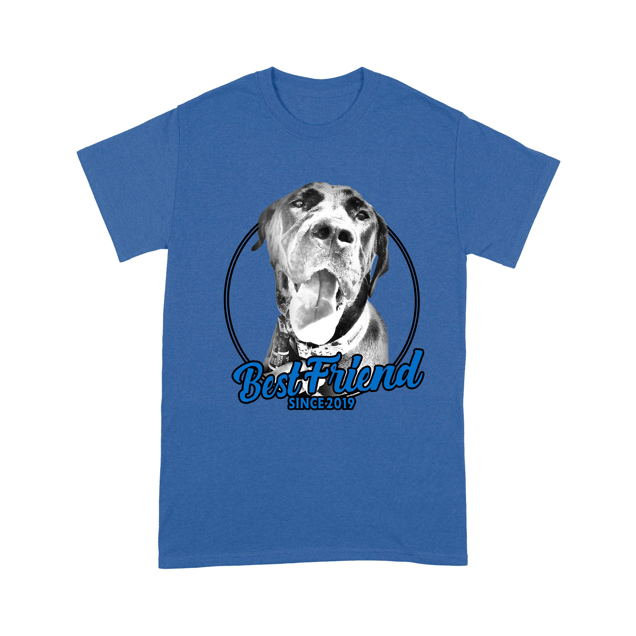 Michelle Hinchee –  Custom Vintage Best Friend Since Illustrated Pet Personalized – T- Shirt