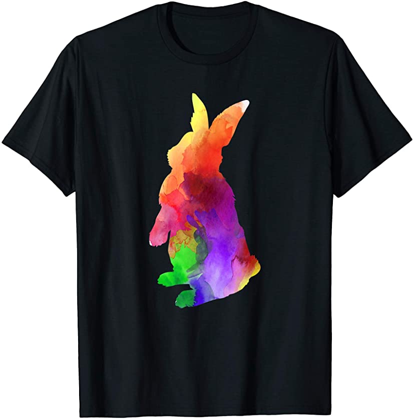 Tie Die Rabbit Autism Awareness Easter Day Kids Boys Girls T-Shirt