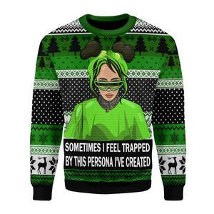 Sometimes I Feel Trapped By This Persona I’ve Created Ugly Christmas Sweater | Unisex | Full Size | Adult | Colorful | US3373