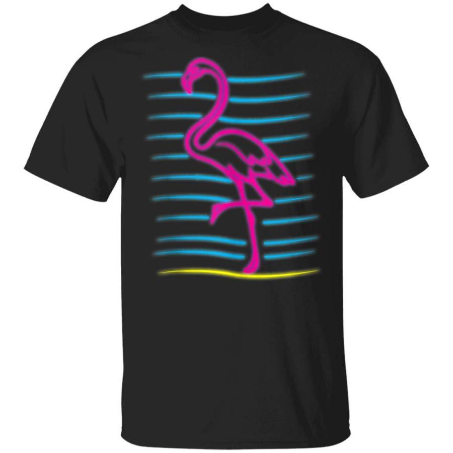 80’s Retro Pink Flamingo Bird Art  Bird Lover Gift Coffee Mug Unisex Men Women Tshirt