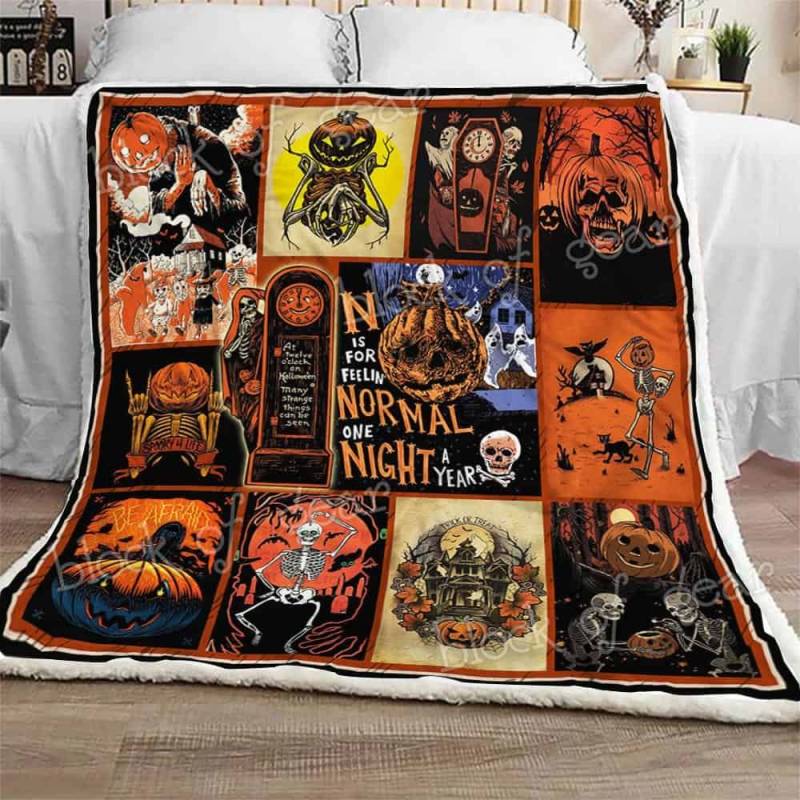 Skeleton – Halloween Sofa Blanket THH1163 Block Of Gear™ – Block of Gear