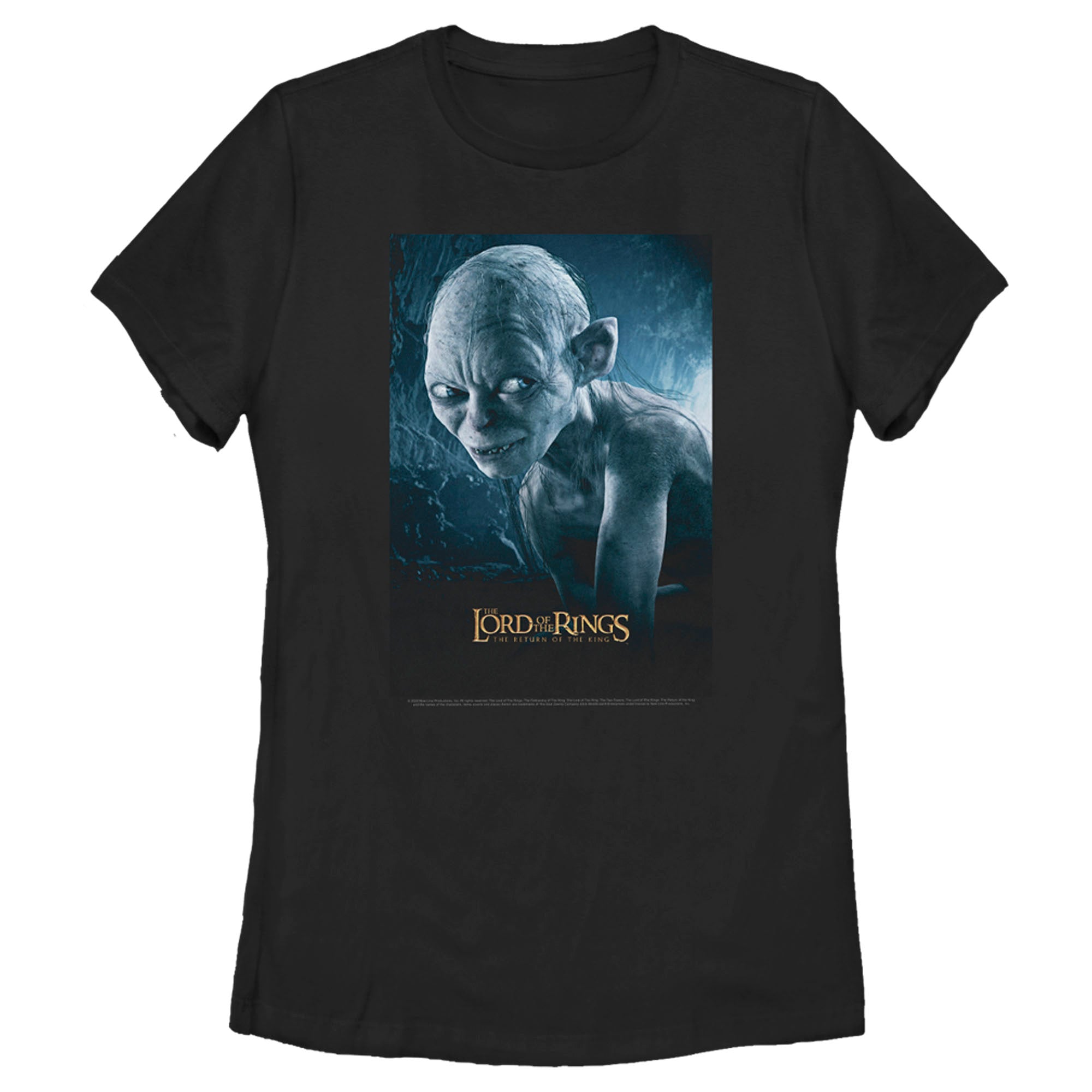 The Lord Of The Rings Women’S Return Of The King Gollum Movie Poster  T-Shirt