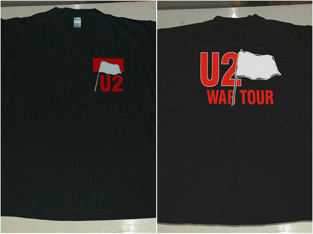 U2 War t shirt Unisex casual printed T-shirt