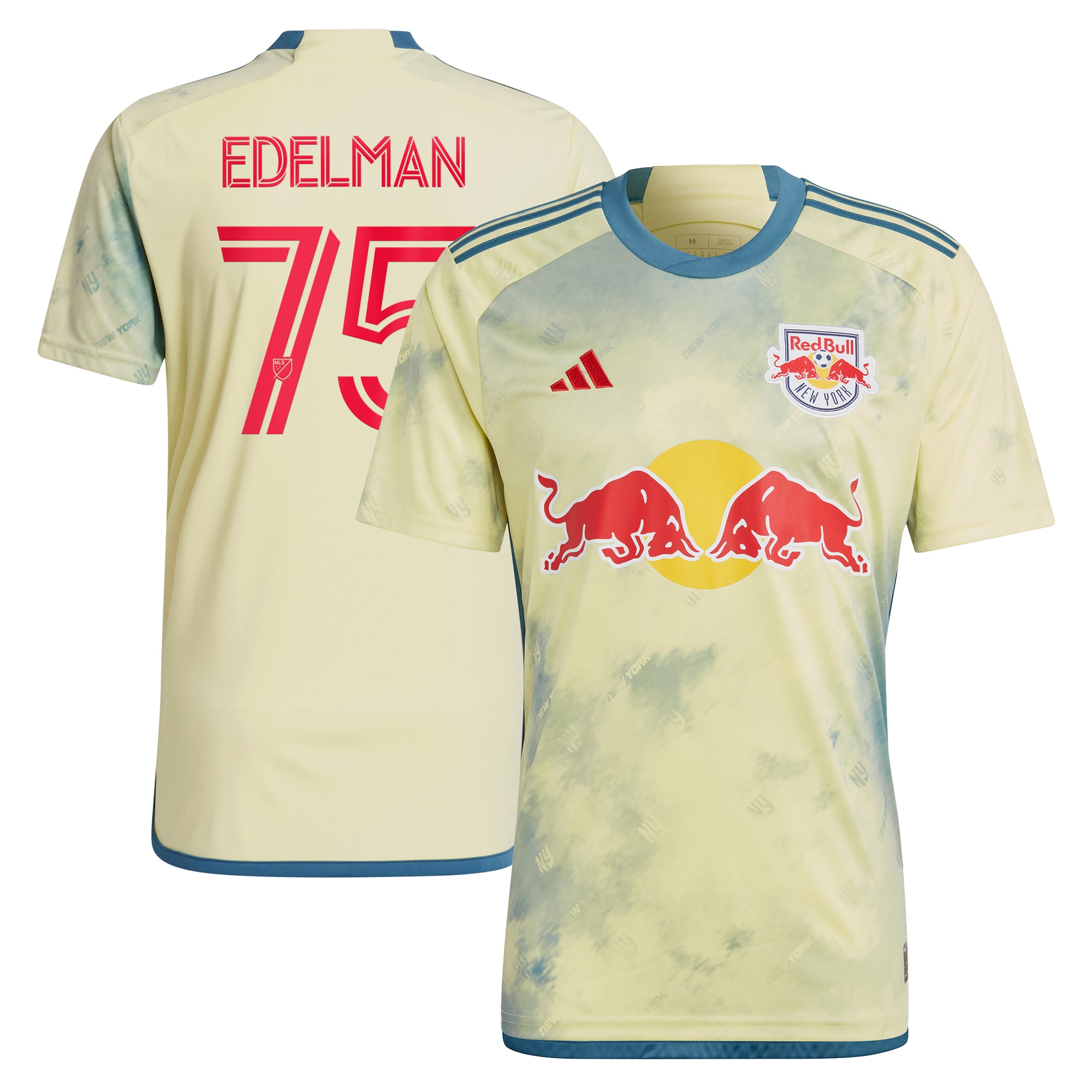 Daniel Edelman New York Red Bulls 2023 Daniel Patrick Kit Replica Jersey – Yellow