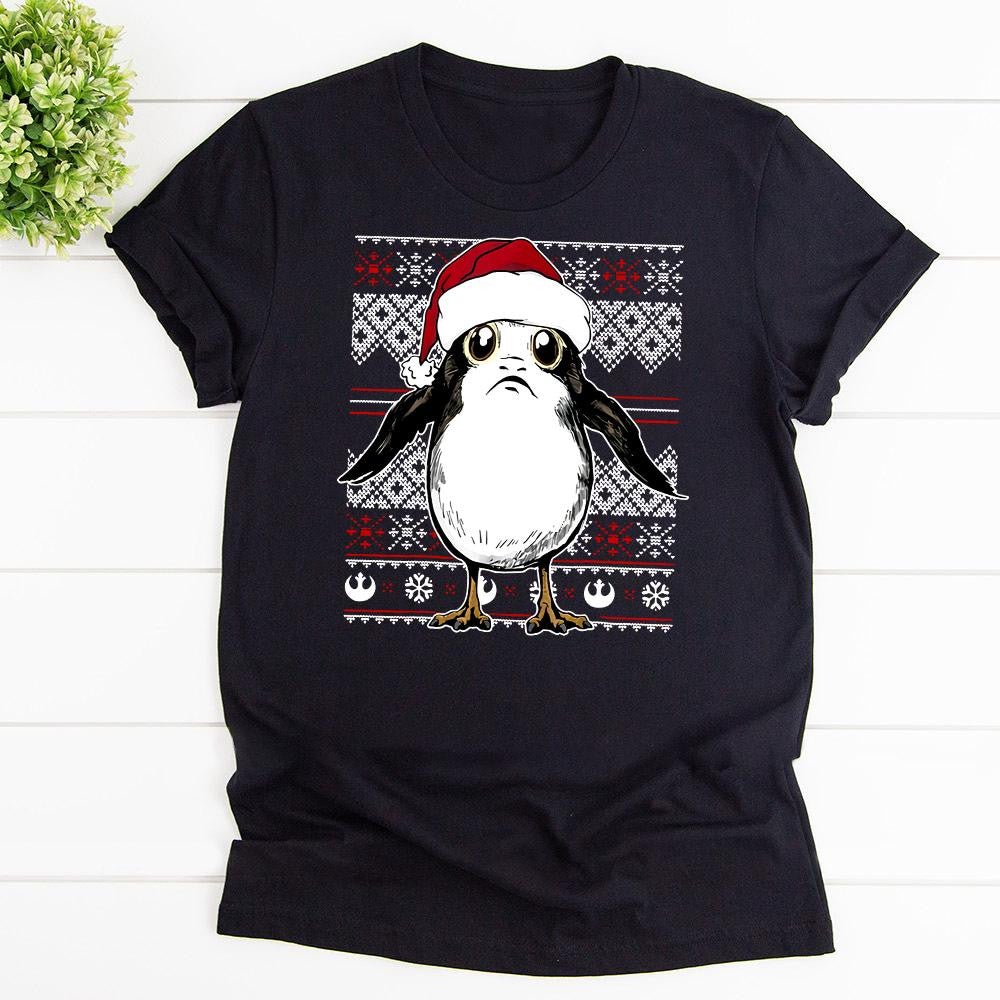 Christmas Penguin Santa Hat Merry Christmas Graphic Unisex T Shirt, Sweatshirt, Hoodie Size S – 5XL