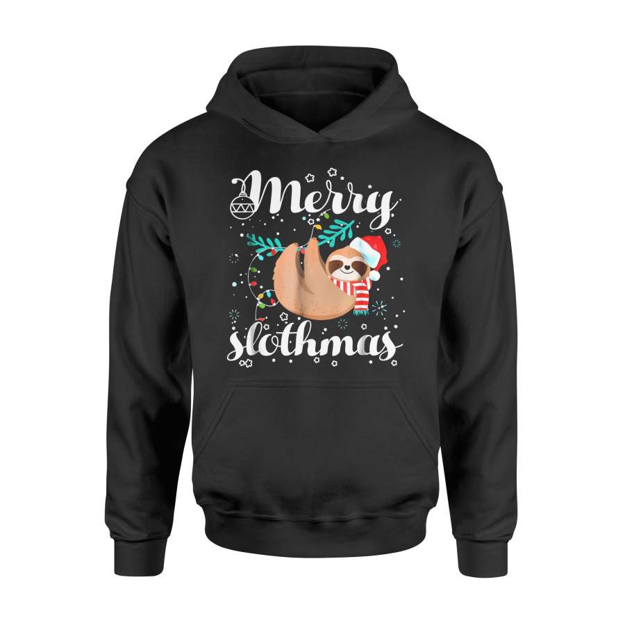 Christmas gift idea Merry Slothmas Pajama For Sloth T-Shirt – Standard Hoodie