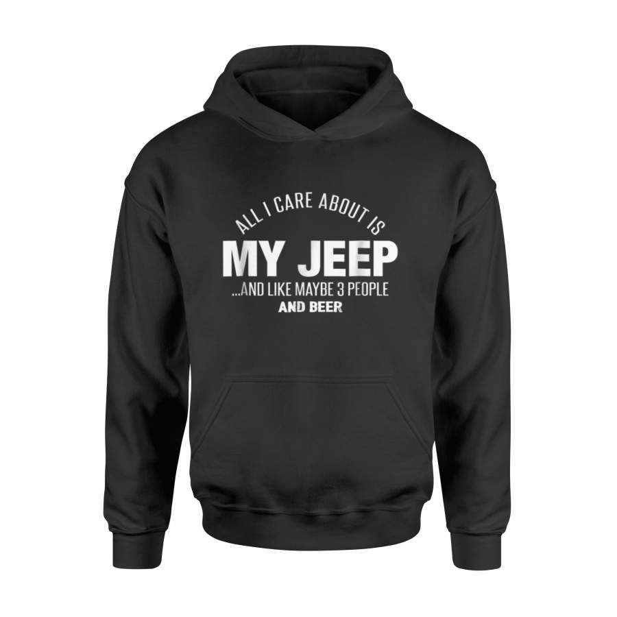 Jeep-Jeep-All I Care About Is My Jeep, 3 P Halloween Hoodie