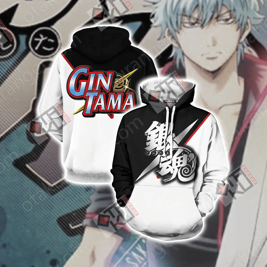 Gintama Unisex 3D Hoodie