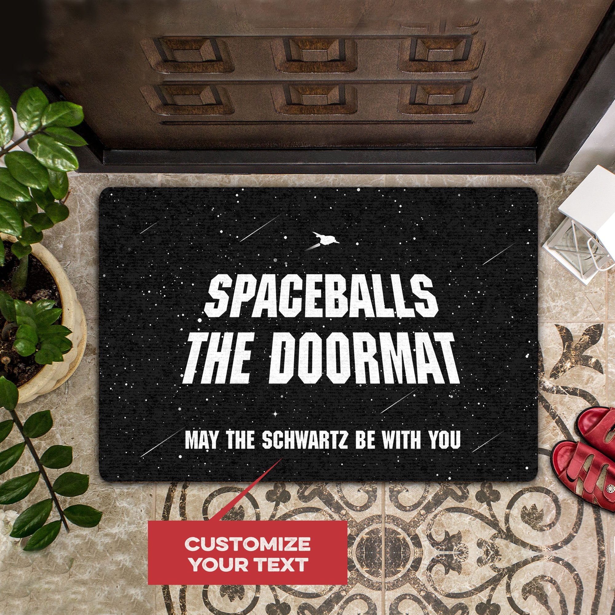 Spaceballs The Doormat Personalized All Over Printing Doormat Pre2109