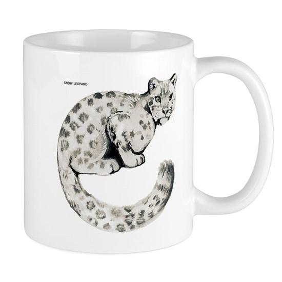 Snow Leopard Cat Mug