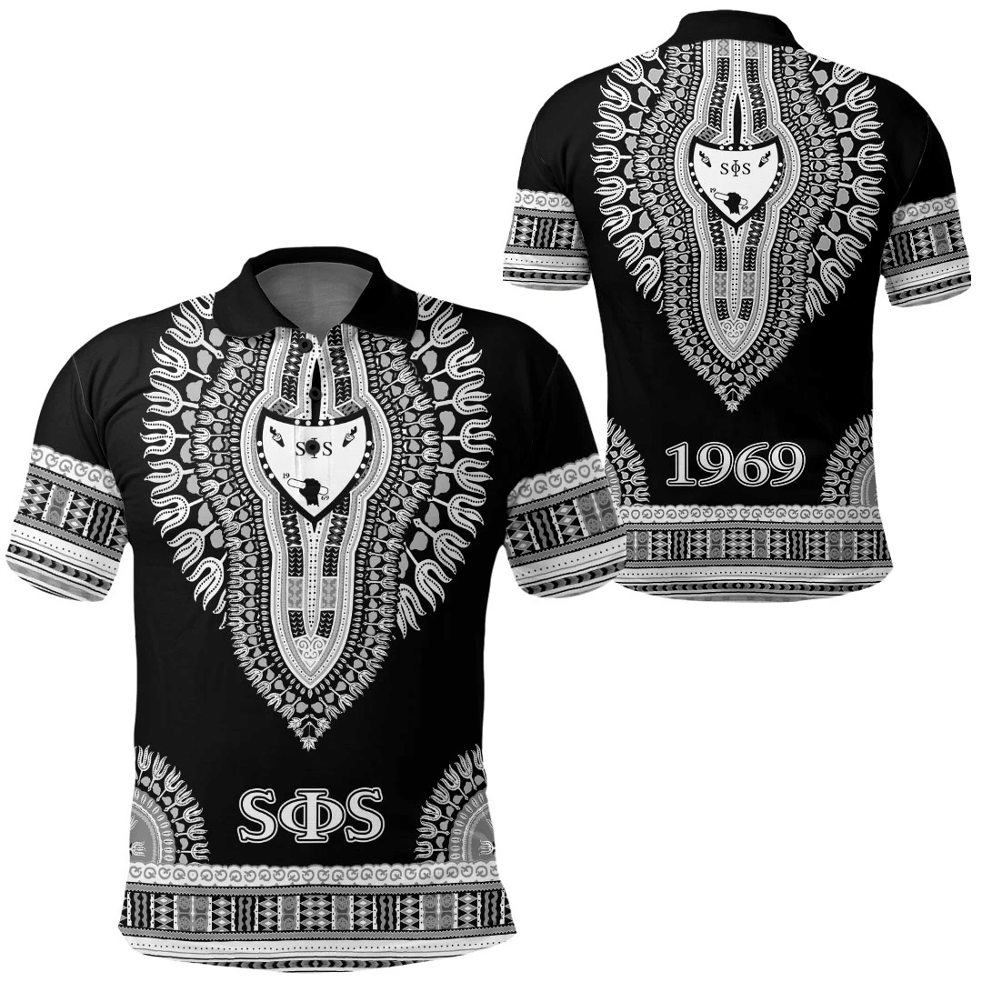 Africa Zone Polo Shirt – Swing Phi Swing Dashiki Polo Shirts A31