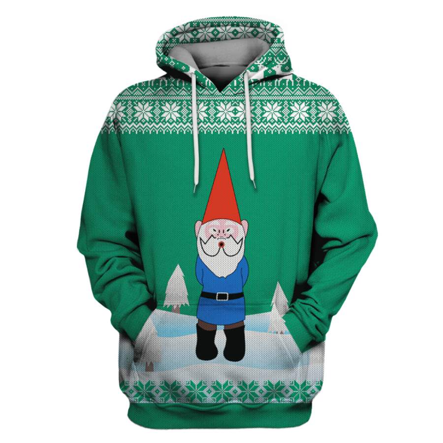 Old Man On Christmas Custom T-shirt – Hoodies Apparel