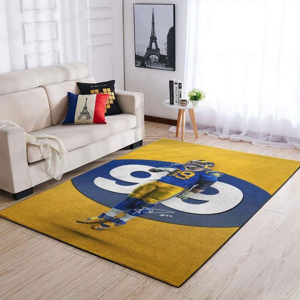 Aaron Donald 99 – Los Angeles Rams Area Rug, Football Floor Decor RCDD81F31799