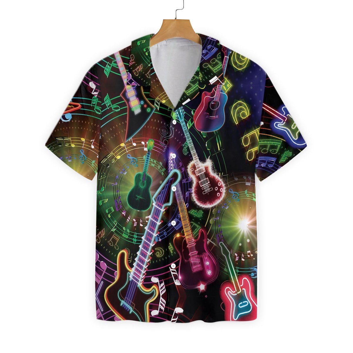 Colorful Guitars Hawaii Shirt Ha52579