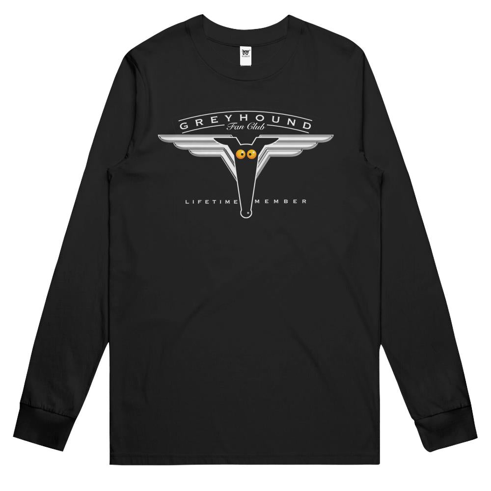 Greyhound Fan Club Long Sleeve T Shirts