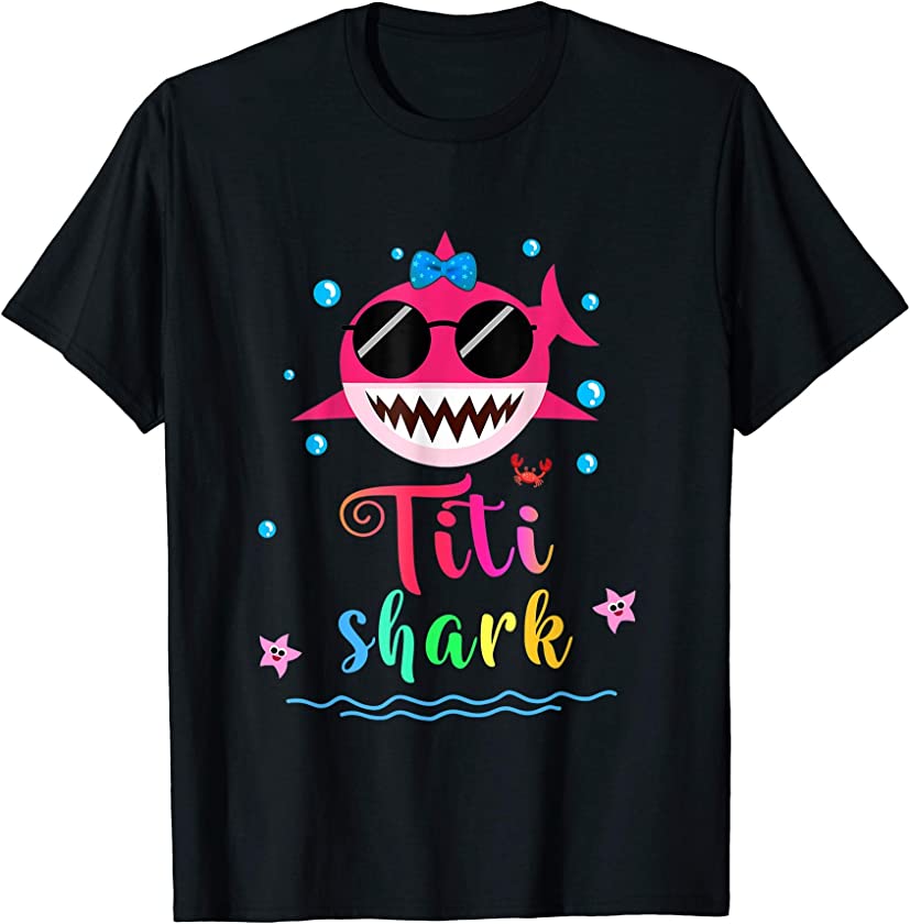 Titi Shark Doo Doo Doo Shirt Matching Family Shark T-Shirt