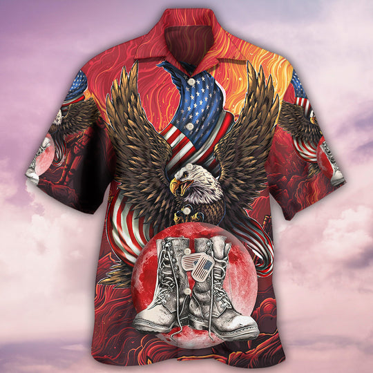 Veteran Boots Never Underestimate Hawaiian Shirt | Hw3287
