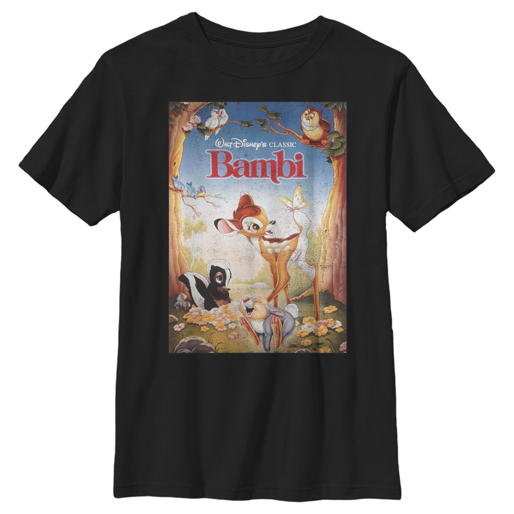 Boy’S Bambi Movie Cover Title Poster T-Shirt