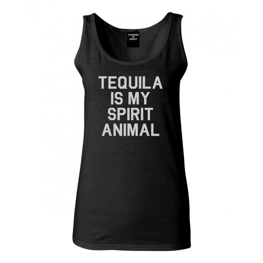 Tequila Is My Spirit Animal Tank Top