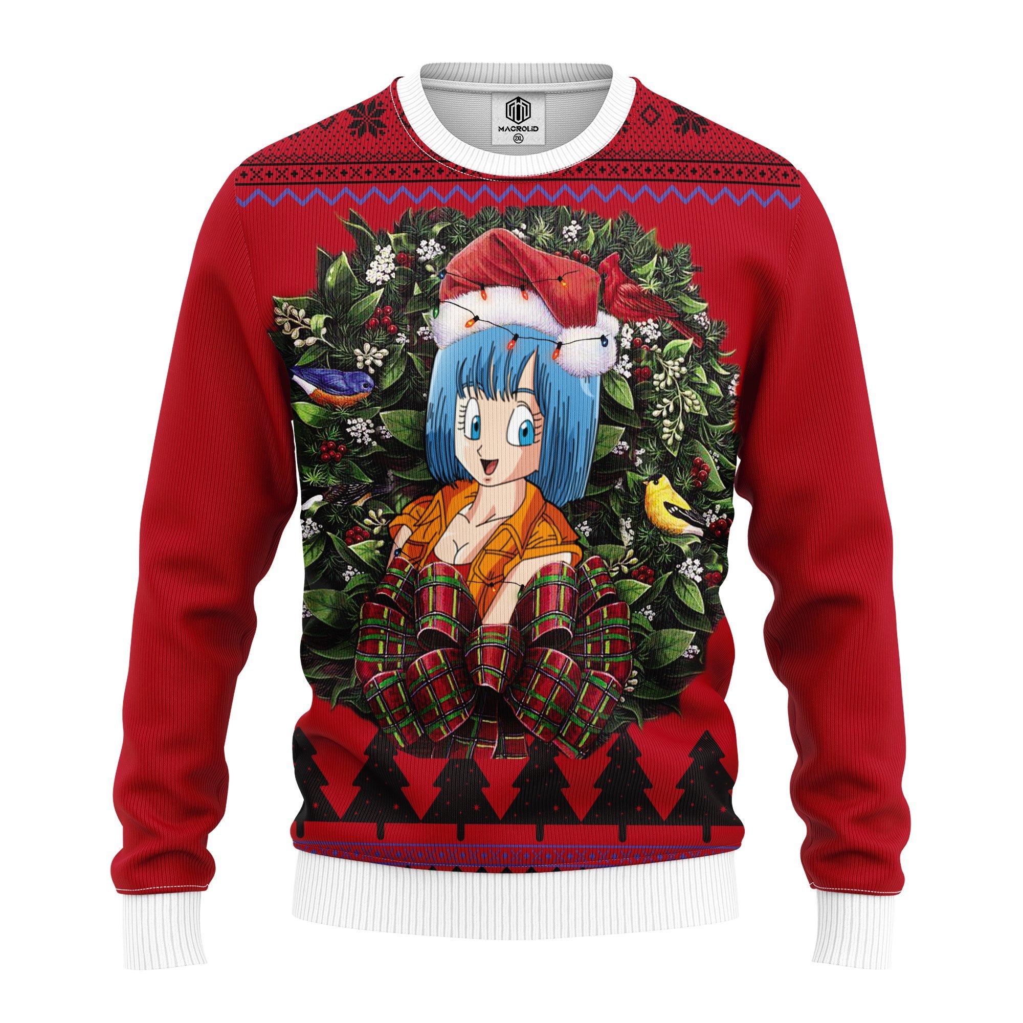 Bulma Goku Dragon Ball Noel Mc Ugly Christmas Sweater – thanksgiving gift