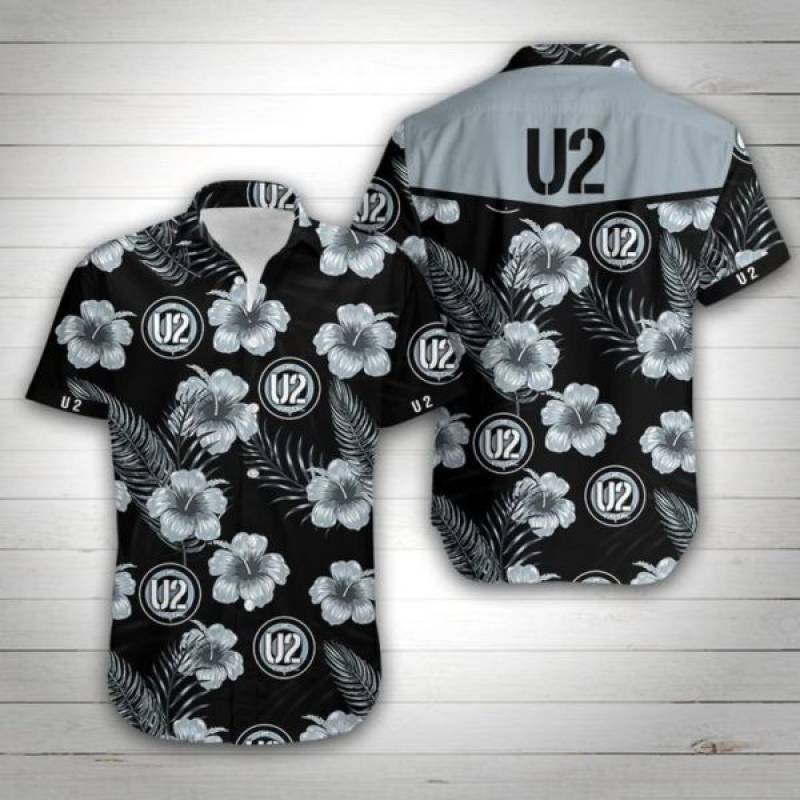 U2 tropical flower hawaiian shirt – Maria