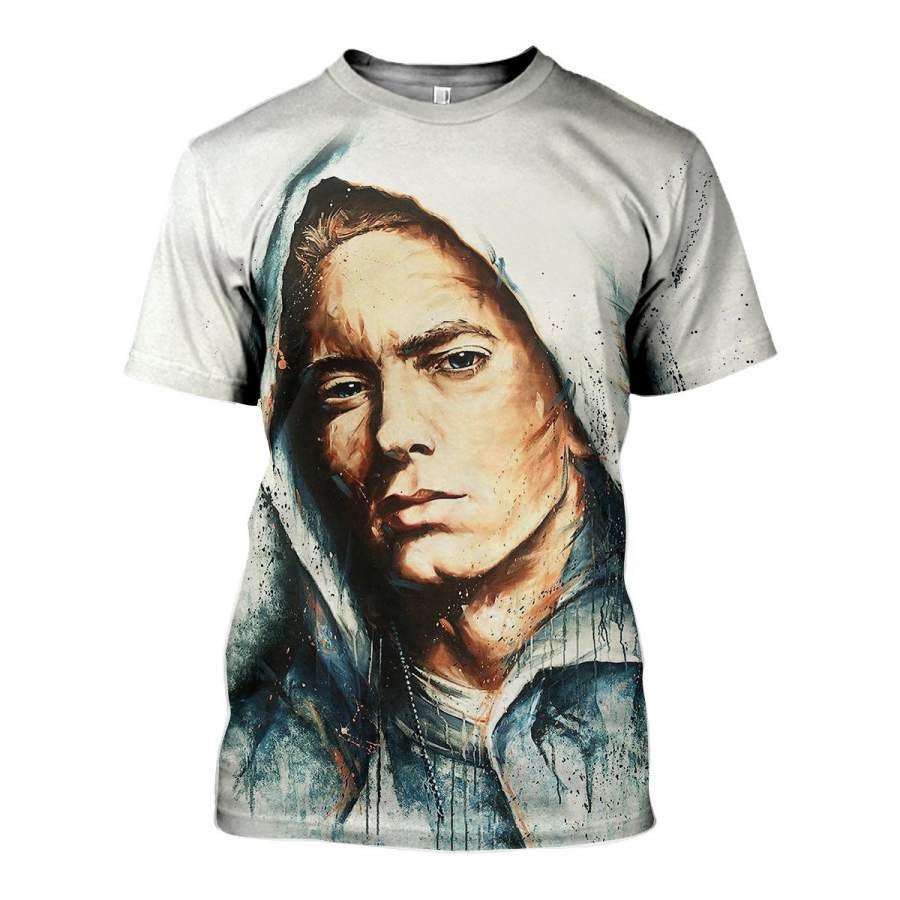 3D All Over Printed Eminem Singer Art Shirts and Shorts SCDK111002