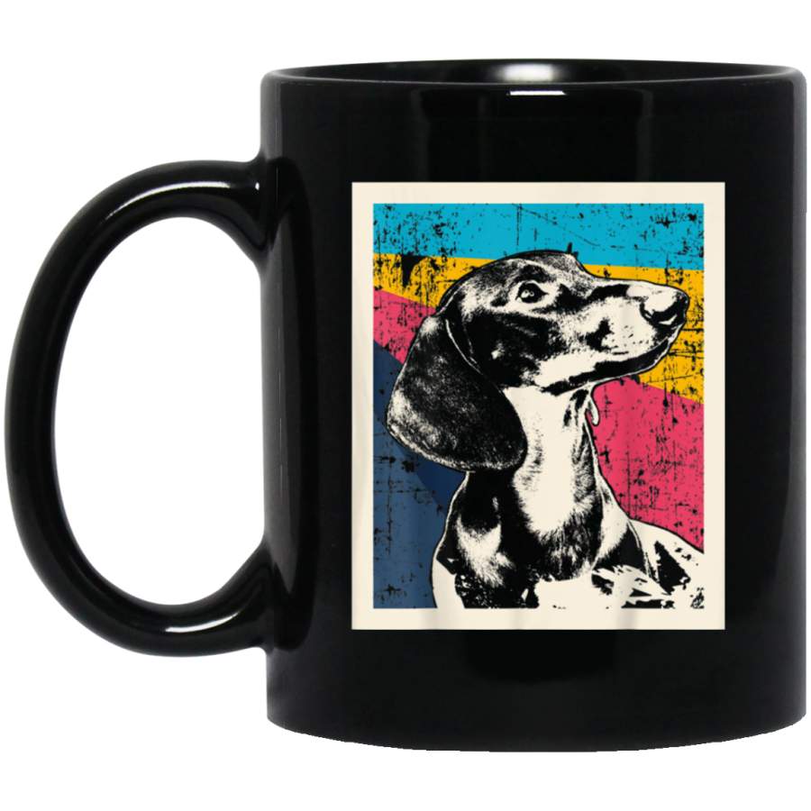 Vintage Dachshund Men Women Kids Gift Mug