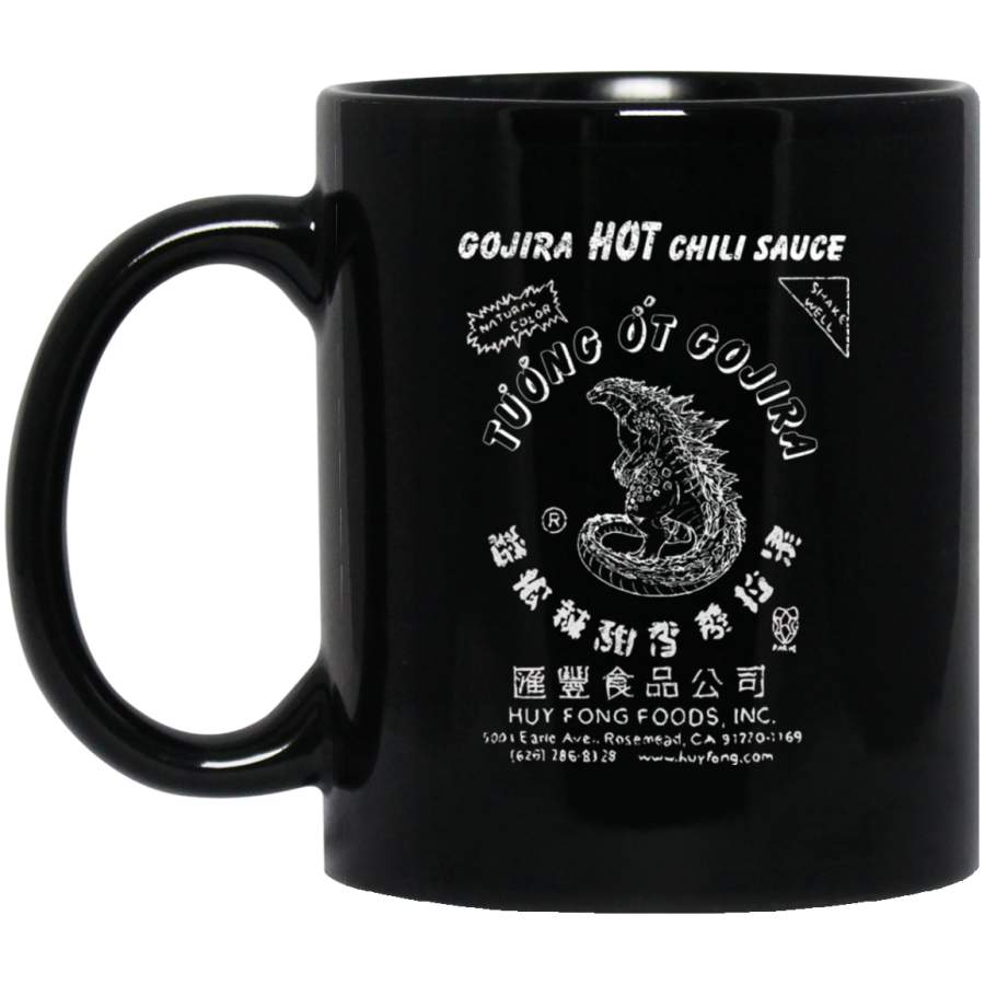 Godzilla – Gojira HOT Sauce Mug 11 oz 15 oz Black Mug