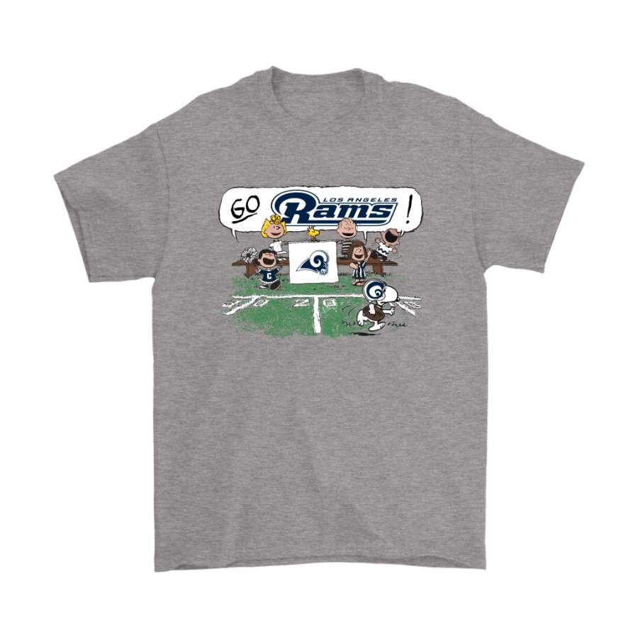 The Peanuts Cheering Go Snoopy Los Angeles Rams Shirts