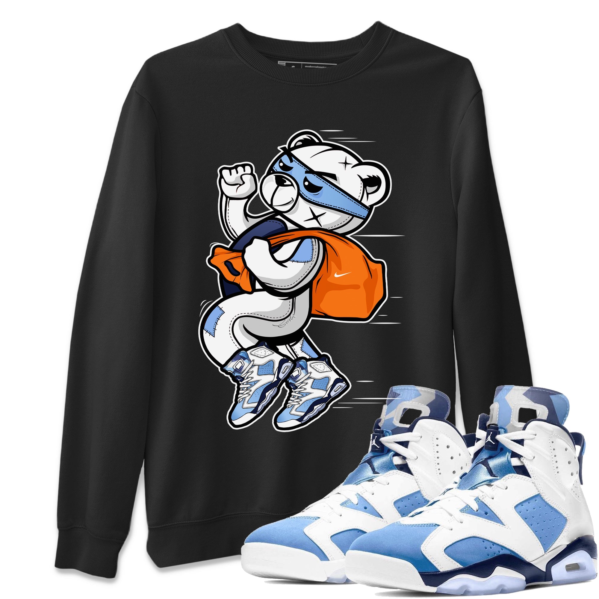 Thief Bear Sweatshirt – Air Jordan 6 Unc