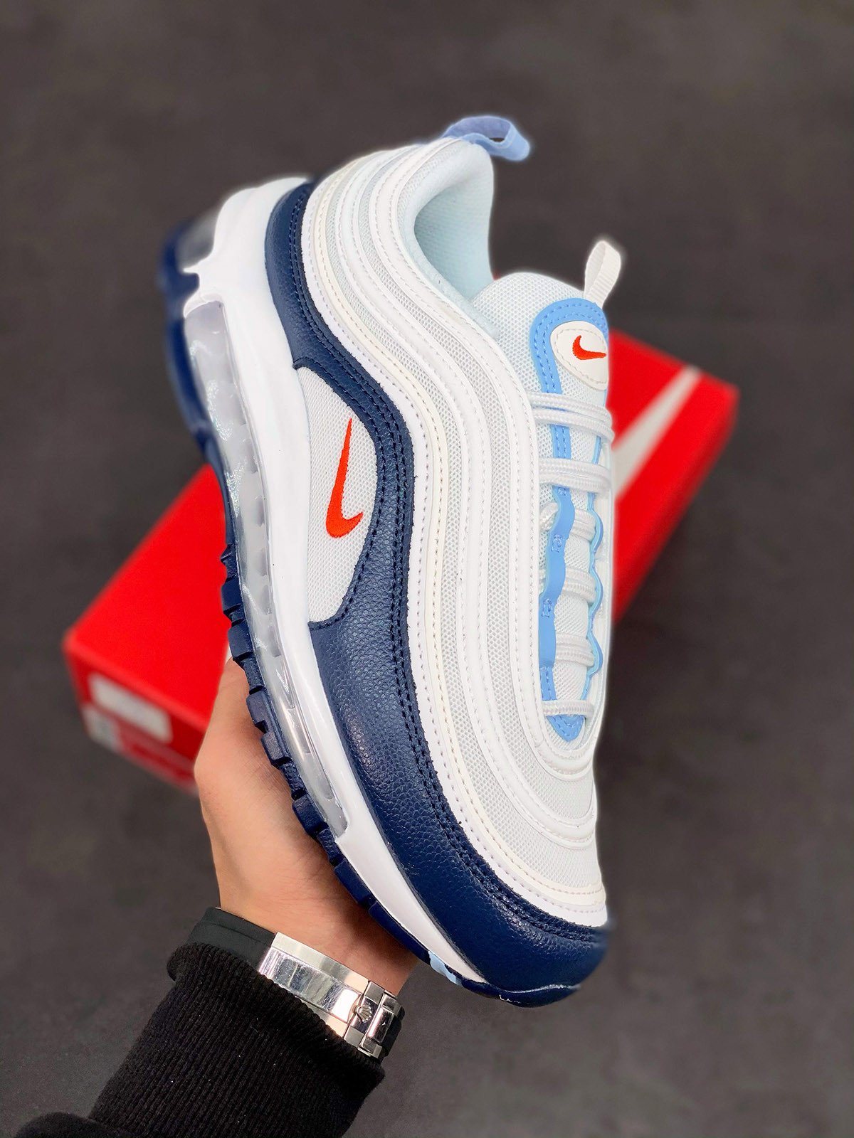 Nike Air Max 97 White Navy USA DM2824-100 5339569