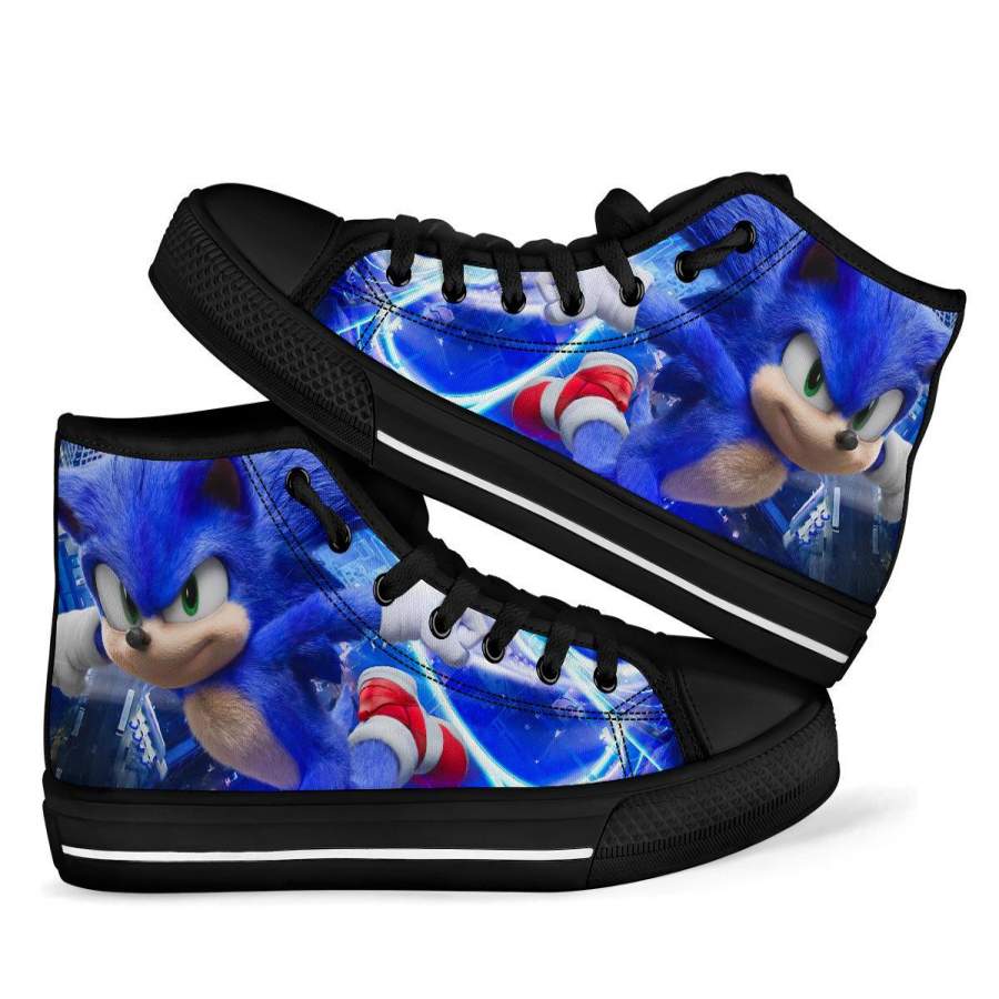 Sonic the Hedgehog Shoes High Top Sneakers – Teepoem Ltd