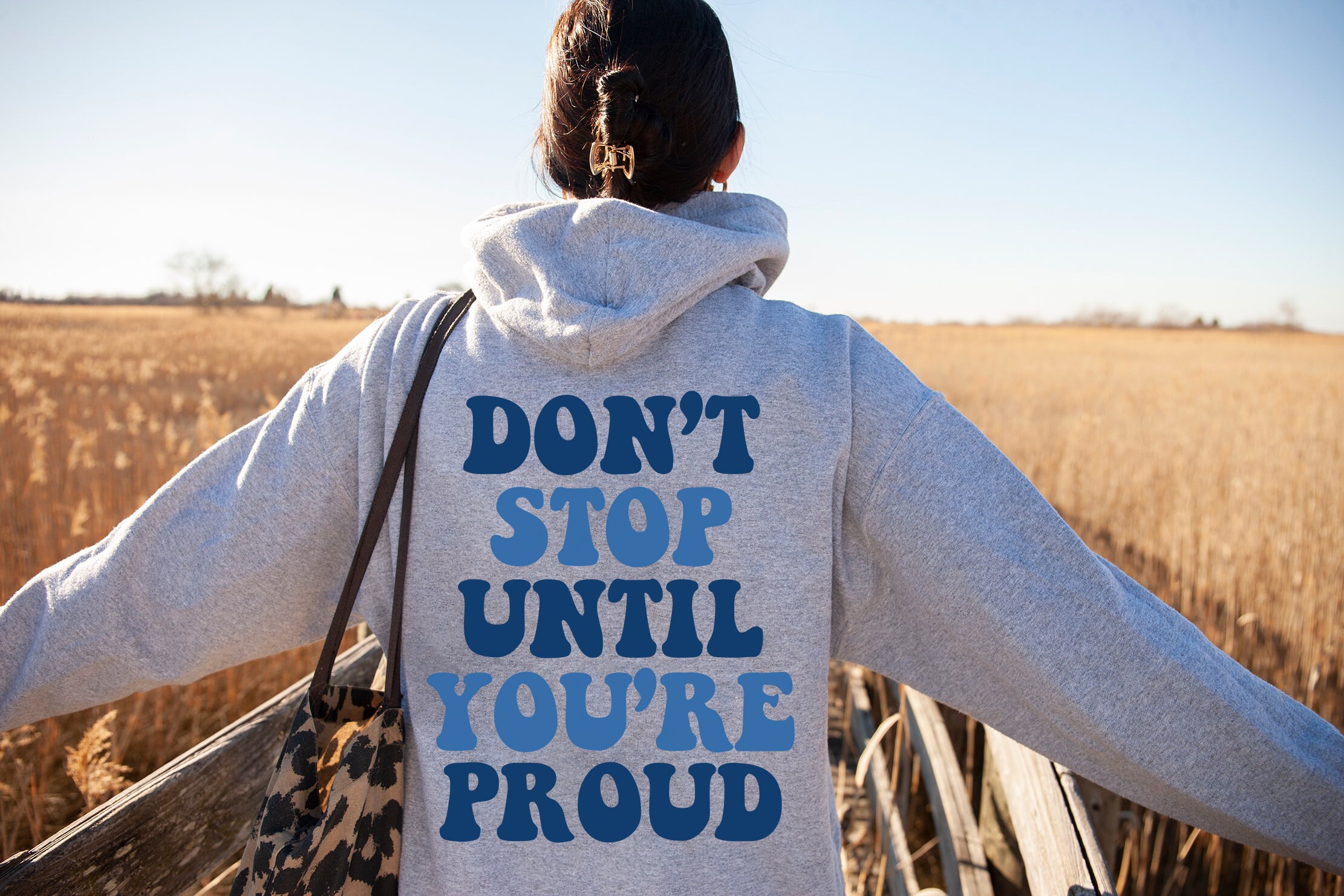 Don’t Stop Hoodie, Inspirational Hoodie, Positive Hoodie, Women Trendy Hoodie, Cozy Soft Hoodie, Oversized Sweatshirt