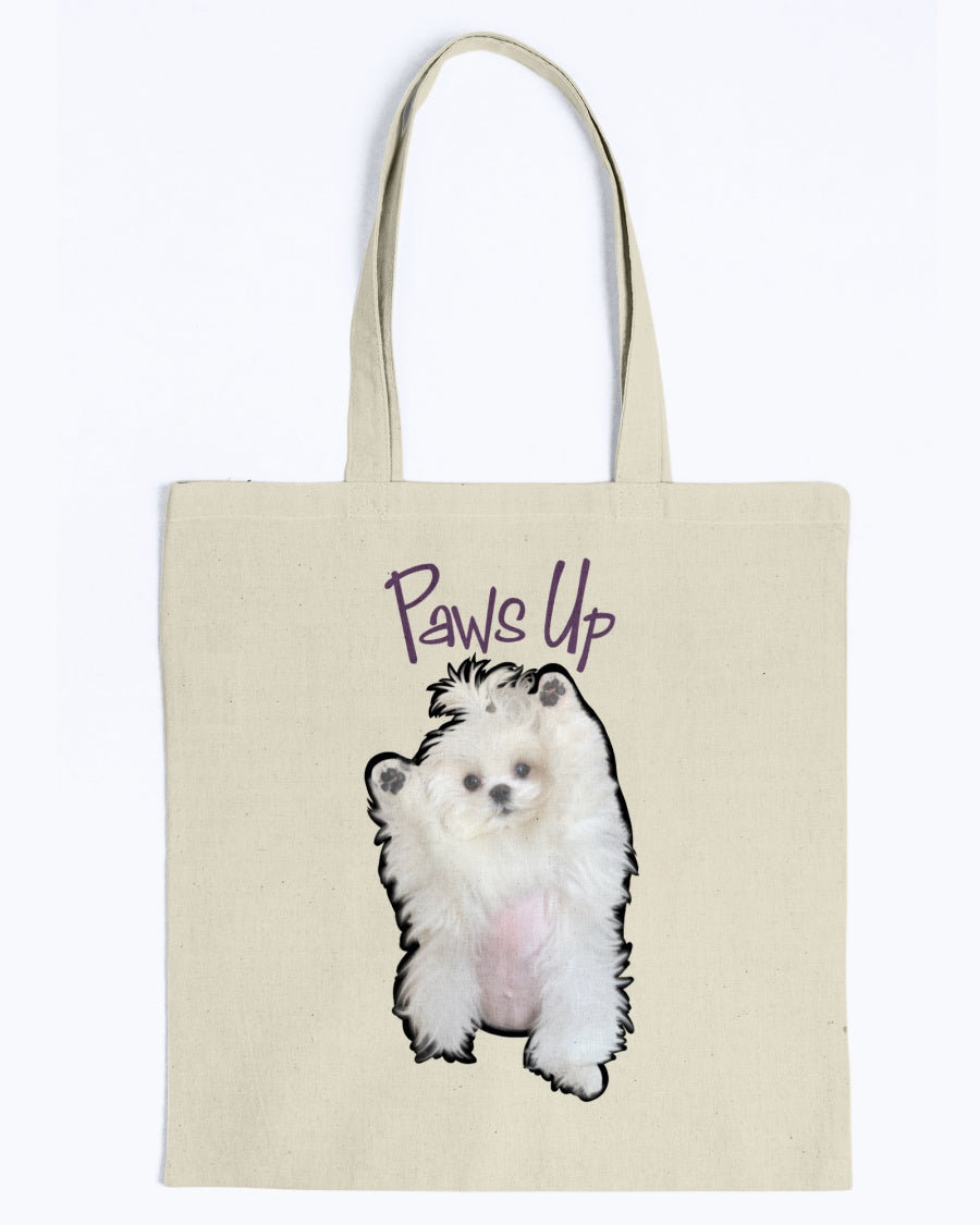 Coco The Maltese Dog Paws Up Official Canvas Tote Bag