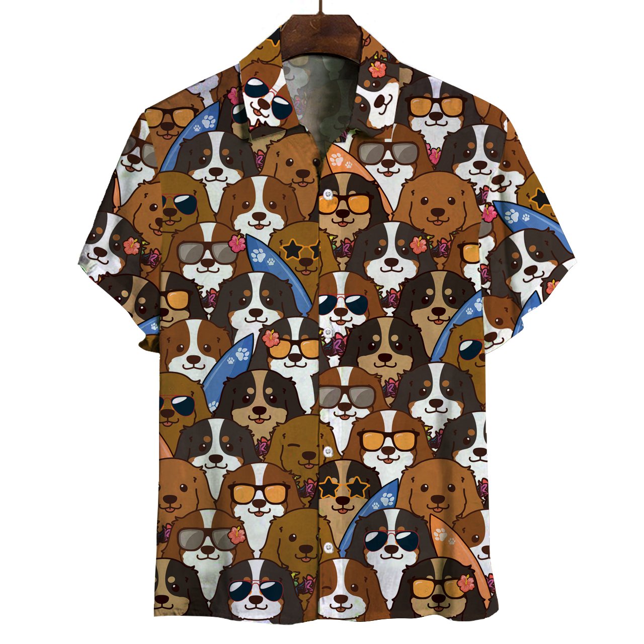 Aloha Hawaii Cavalier King Charles Spaniel Shirt Ha1358