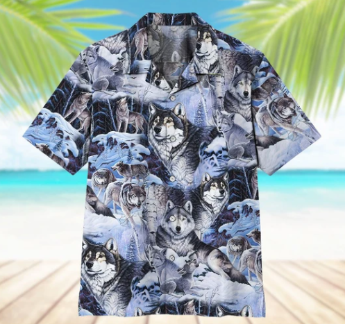 Wolf Hawaiian Shirt | For Men & Women | Adult | Hw8351