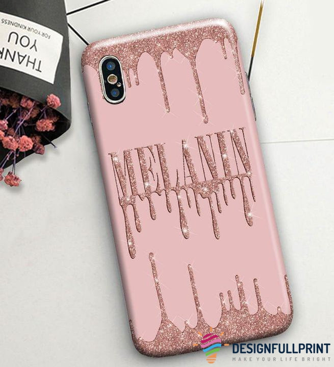 Black American Gift Pink Lava Melanin Power Diamond Print Phone Case Ln