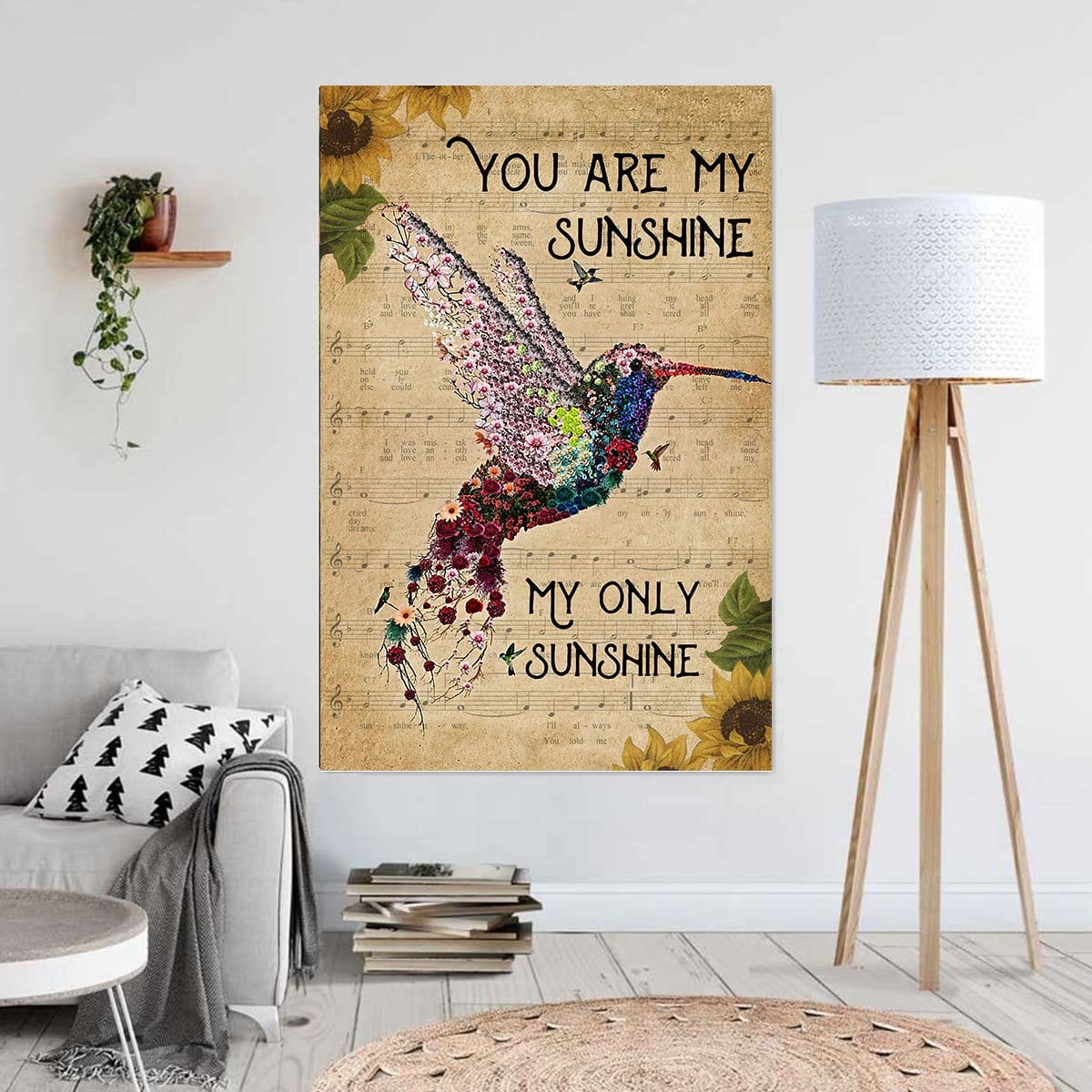 Canvas Art Prints You Are My Sunshine My Only Sunshine Home Decor Canvas