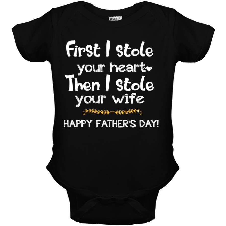 First I Stole Your Heart, Then I Stole Your Wife,Kid shirt, Gifts For kid, Baby Onesie,Plus Size Shirt