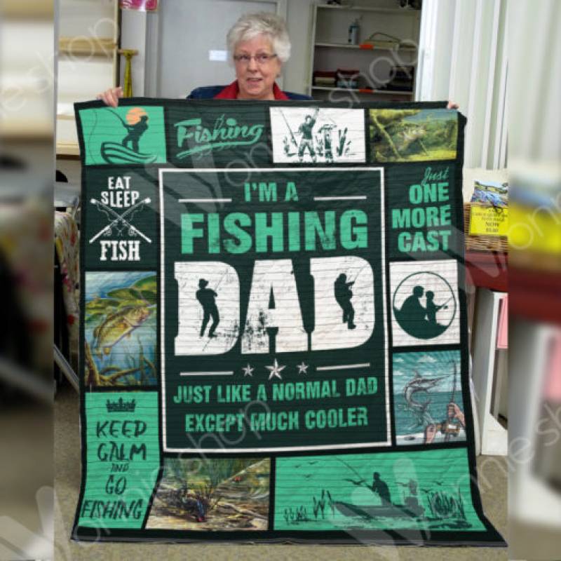 Fishing Dad Blanket OCT2301 87O43