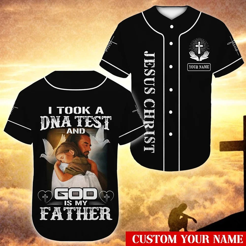 God Hug, Dove Baseball Jersey – God Is My Father Custom Baseball Jersey Shirt For Men Women