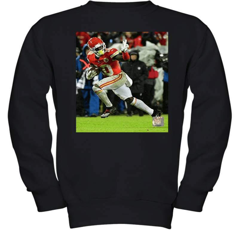 Tyreek Hill Kansas City Chiefs 2018 Action Youth Sweatshirt