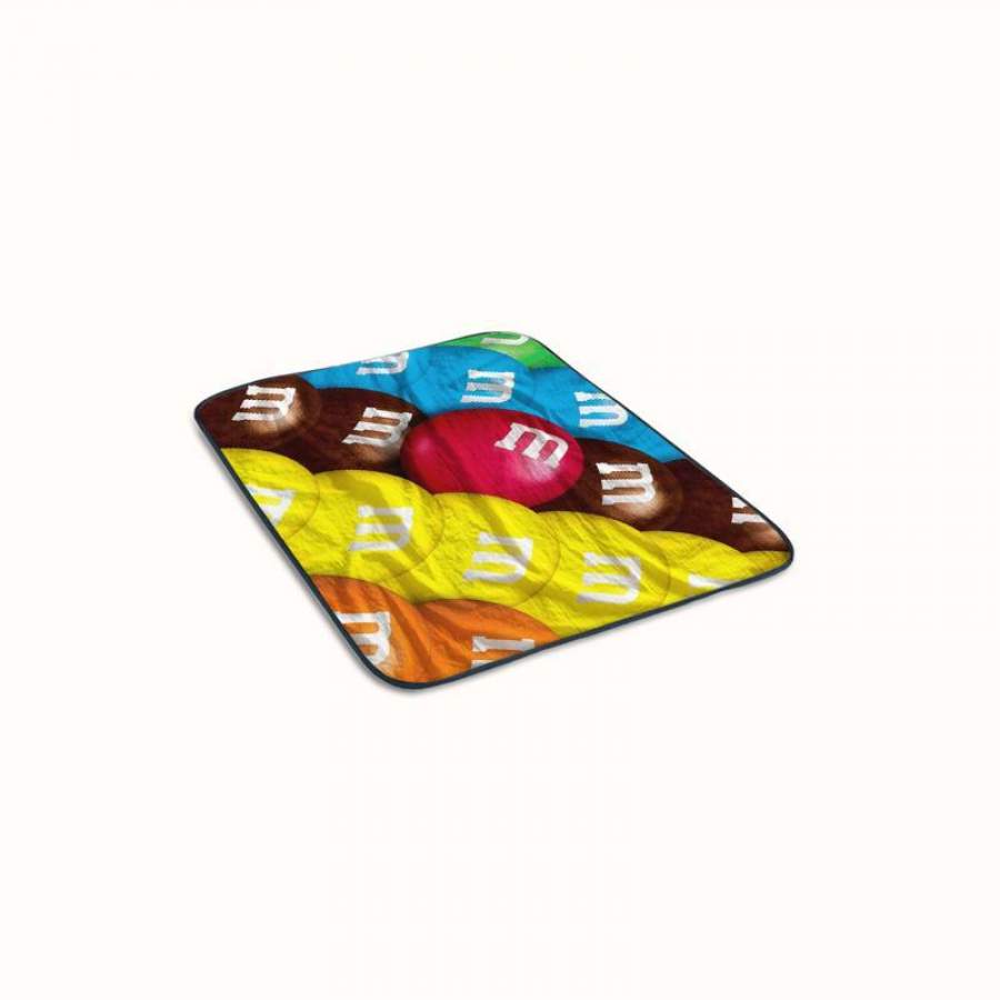 M and M Candy Fleece Blanket