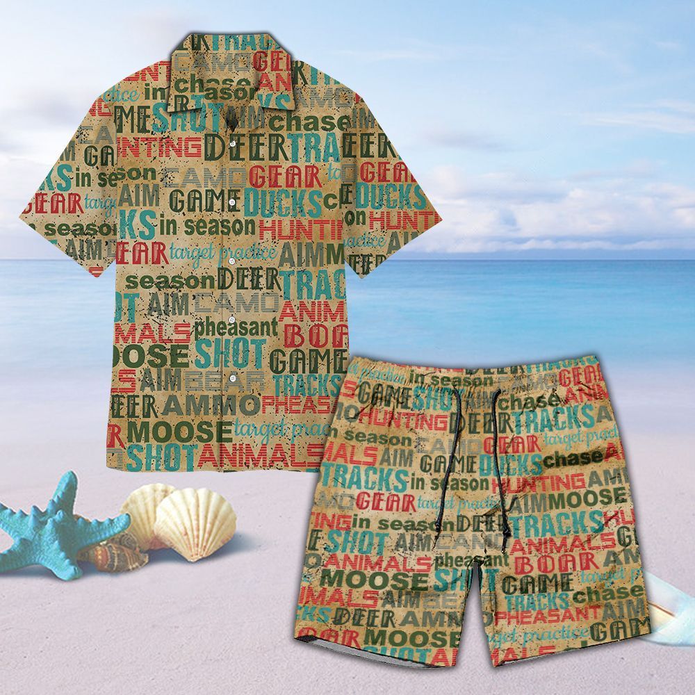 Hunting Terms Unisex Hawaiian Shirt Beach Hawaiian Ha5873