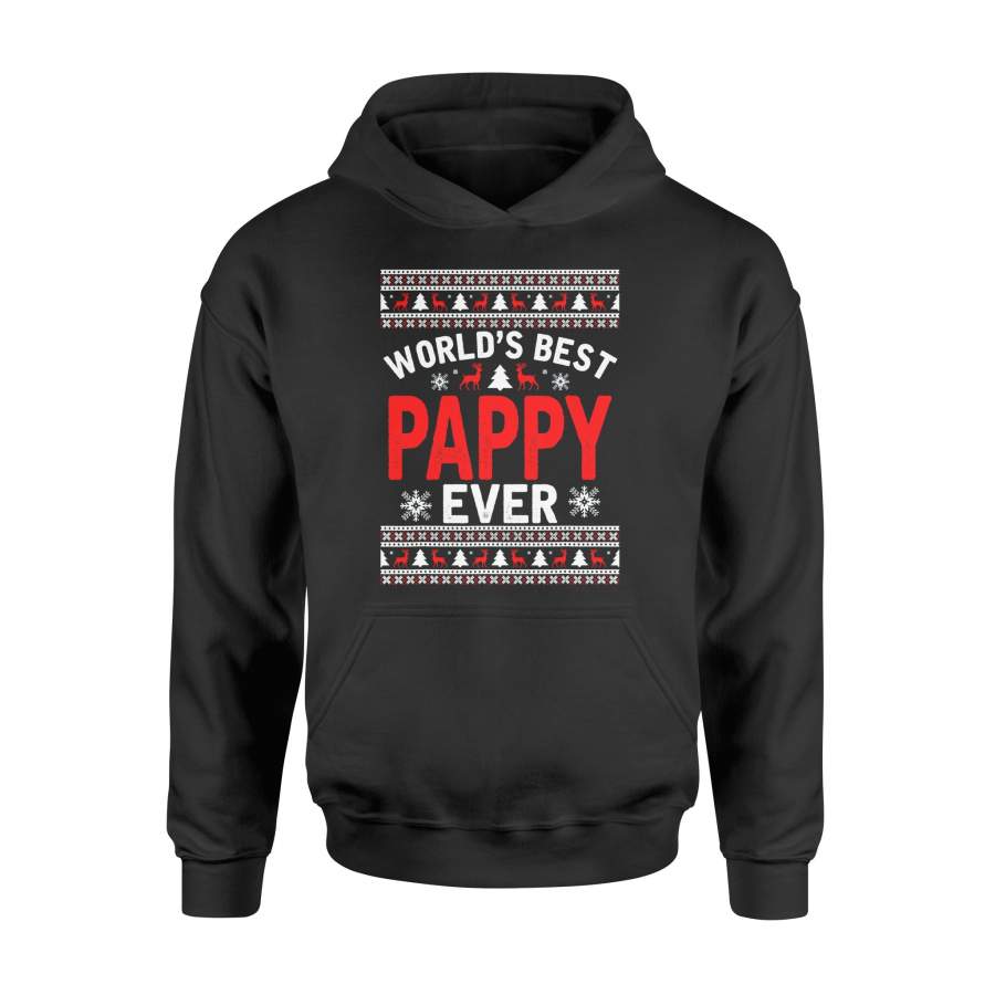 Christmas gift idea Mens World’s Best Pappy Ever Ugly T-Shirt – Standard Hoodie